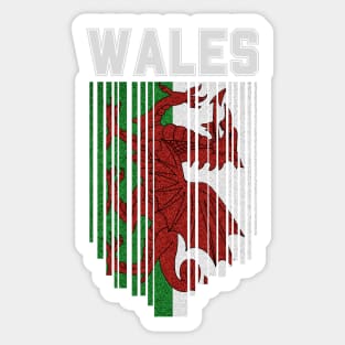 Wales flag, Welsh flag Sticker